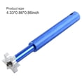 thumbnail image 4 of Eigraketly Golf Groove Sharpener Aleación de aluminio Mango antideslizante Herramienta de limpieza de cuña Azul Type3 NO3 Eigraketly OD021266-04, 4 of 6