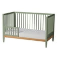 thumbnail image 3 of Little Seeds Clover 4-in-1 Convertible Baby Crib, Grove Green/Natural, 3 of 19