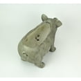 thumbnail image 7 of Zeckos Weathered Gray Resin Smiling Pig Planter Outdoor Décor 17 inch, 7 of 7
