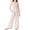 Beige, variant on Girls Halter Tank Tops and Pants Outfit Sets- Cute Print Casual Kids Summer Clothes Pink Size 8