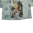 thumbnail image 4 of Mighty Fine Junior Women's Let Love Grow Green Crop T-shirt (Medium), 4 of 5