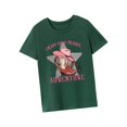 thumbnail image 3 of Camiseta básica para mujer, ropa de calle, cuello redondo, para deportes de playa, Camping L, 3 of 8
