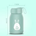 thumbnail image 3 of Taza de vidrio aislada para niños, taza aislada de doble capa Taza aislada de conejos lindos Taza aislada de doble capa hecha con cuidado, 3 of 4