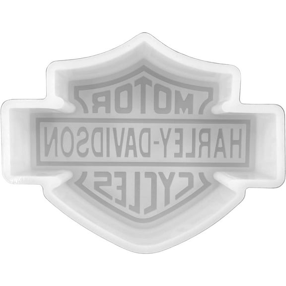 Motorcycle Man Harley Freshie Mold for Men Scented Cured Aroma Beads 4x3x0.8 D Country Resin, Car Candle, Soap, Freshie Oven Safe Silicone Heat Resistant