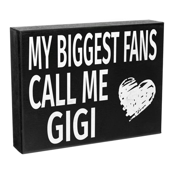 JennyGems Gigi Gifts, My Biggest Fans Call Me Gigi Sign, Birthday Gifts for Gigi, Gigi Decor, Made in USA