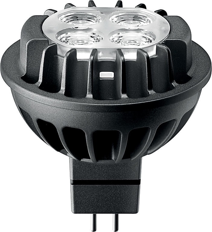 Correspondent St Tekstschrijver Philips 461566 7W MR16 LED Dimmable GU5.3 3000K Reflector Narrow Flood 25D  bulb - Walmart.com