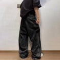 thumbnail image 5 of Mens Baggy Jeans Casual Loose Fit Wide Leg Vintage Hip Hop Relaxed Fit Denim Pants Streetwear, 5 of 6