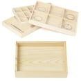 thumbnail image 3 of Jewelry Display Tray Case Beads Holder earring pendant Showcase Jewelry Storage Gemstone Bangles Stackable Ladies 1-grids, 3 of 8