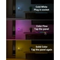 thumbnail image 2 of Color Changing Night Light-LYRIDZ RGB Night Light for Kids LED Night Light Plug in with Dusk-to-Dawn Light Sensor, Foldable Plug, Ideal for Bedroom, Bathroom, Basement, Home Décor, Compact, 2 Pack, 2 of 8