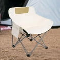 thumbnail image 6 of GARENDE Folding Camping Chair Heavy Duty Lightweight Beach Chair for Park BBQ Picnic Beige S, 6 of 9