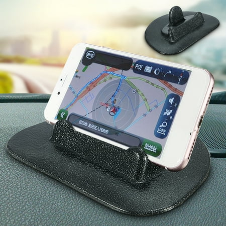 Pad Mobile - Universal Durable Black Silicone Gel Car Dashboard Cellphone GPS Mount Holder Anti-slip Sticky Pad Mat