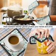 thumbnail image 5 of Pioneer Flower Floral Print Pattern 1-Pack Oven Mitts Set, Heat Resistant Kitchen Gloves, 7.7" X 12", 5 of 6