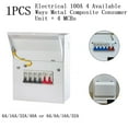 thumbnail image 4 of Electrical 100A 4 Way Available Metal Composite Consumer unit + 4 MCB Switches, 4 of 4