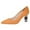 Orange, variant on FSJ Women Classic Pointed Closed Toe Slip On Pumps Crystal Chunky Block Mid Heel Bridal Party Wedding Dress Shoes Size 8 Pink
