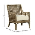 thumbnail image 2 of Bali Contemporary Kubu Rattan Arm Chair, 2 of 4