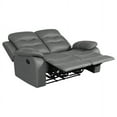 thumbnail image 4 of Nova Upholstered Motion Reclining Loveseat Dark Grey, 4 of 5