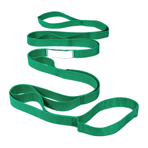 BESTSKY Stretch Strap,Versatile Therapy Stretching Strap,Multi-Loop Design Strap Yoga Stretch,Green