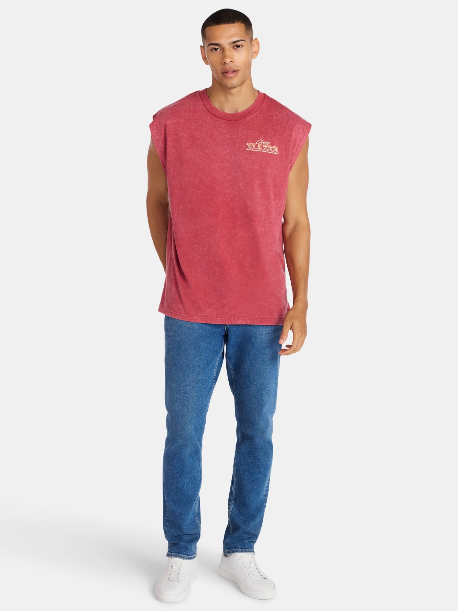 Toyota, Men's & Big Men's Graphic Muscle Tank, Chevy Blazer, Sizes XS-5XL