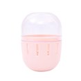 thumbnail image 1 of Transparent Dustproof Powder Puff Makeup Egg Storage Box with Cover Portable Breathable Moldproof Sponge Beauty Egg Storage Box Pink, 1 of 14