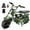 Green, variant on FRP GMB100 Performance 99cc Gas Powered Mini Dirt Bike, 28MPH Off-Road Motorcycle with Hydraulic Brakes, Suspension & SunF All-Terrain Tires – Black