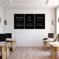 thumbnail image 2 of 3 Pieces Believe in Yourself Motivational Canvas Wall Art Be Happy Positive Quotes Wall Art Never Give Up Inspirational Poster for Classroom Home Office Decor Easy to Hang (12''''Wx16''''Hx3), 2 of 6