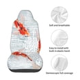 thumbnail image 3 of Lsque Koi Fish Corals,Spring Summer Pattern Car Seat Covers for Front Seats , Waterproof Seat Covers for Cars, Sporty Front Seat Covers,Car Seat Cover Protector Front Seats, 3 of 5