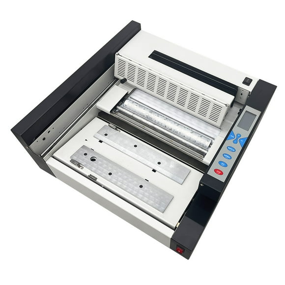 A3 Hot Melt Glue Book Binder Automatic Book Binding Machine Glue Binder with LCD Screen 110V