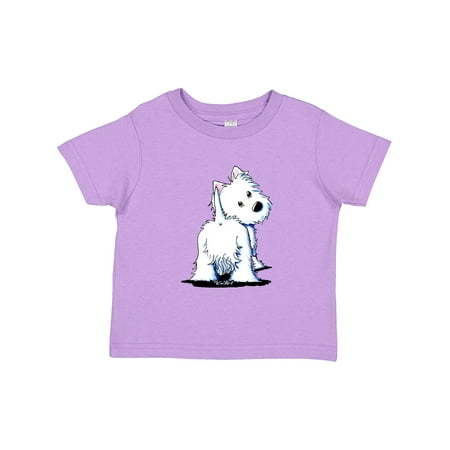 

Inktastic Fluffy Butt Westie Boys or Girls Toddler T-Shirt