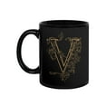 thumbnail image 2 of Vintage Letter V Design  Mug Unisex's -Image by Shutterstock, 2 of 4