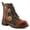 CAMEL MULTI, variant on L'Artiste Cordea Booties | Embroidered Leather Ankle Boots with Studded Details