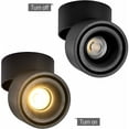 thumbnail image 2 of Focos de techo Focos de techo LED 12W Lámpara de techo, ángulo de cuerpo de lámpara regulable, focos de lámpara, focos de techo, lámpara de techo, focos de techo orientables, iluminación de techo LED, 2 of 5
