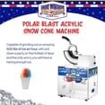 thumbnail image 3 of Máquina de conos de nieve Great Northern Polar Blast, 500 libras/h, 3 of 6