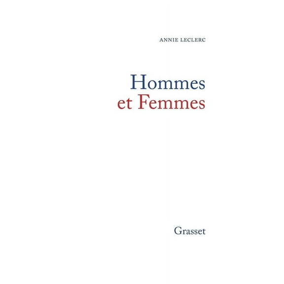Hommes et femmes, (Paperback)