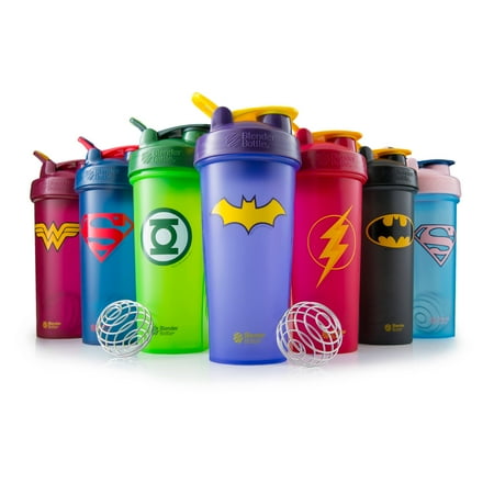 BlenderBottle - DC Comics Series Classic w/ Loop 28 oz. Water Bottle/Shaker Cup - Maroon