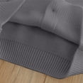 thumbnail image 4 of Girls Sweater Cardigans Toddlers Cute Bears Bowknots Printed Button Down Long Sleeve Knitted Jacket Outerwear (2 Years, Gray), 4 of 6