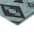 thumbnail image 3 of Addison Rugs Mayfield Premium Machine Washable Transitional Aztec Teal Rectangle Rug, 10' x 14', 3 of 7