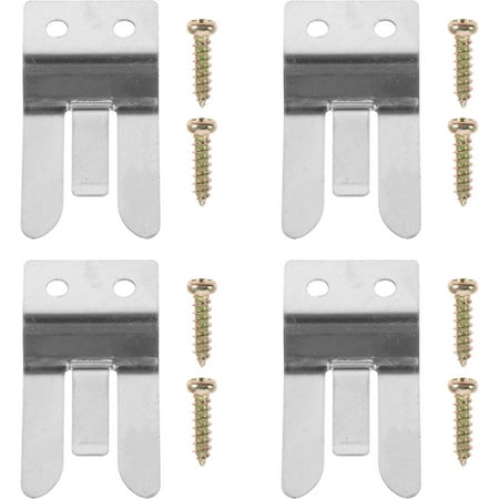 

4pcs Metal Mic Holder Clips Microphone Holders Compatible with FT1807/FT7900//FT8800/FT1907/FT8900 (Screw Included)