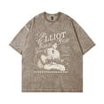 thumbnail image 5 of Elliot James Reay Shadow Pic Merch Dirtyfit T-shirt Short-Sleeved Washed Denim Fashion Loose Summer Cotton Stylish Design Tee, 5 of 7