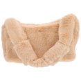 thumbnail image 6 of Weiweiguan Fluffy Brown Plush Shoulder Bag - Fashionable Purse, 6 of 6