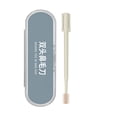 thumbnail image 2 of Lunxisen 3 Pcs Nasal Hair Cutter,360° Rotating Nose Hair Trimmer with Double-Sided Blade, Manual Nostril Hair Removal Tool for Men and Women, Soft Cleaning Brush, 2 of 8
