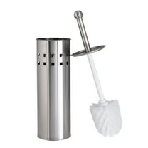 Bath Bliss Stainless Steel Toilet Brush with Air Vents