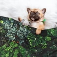 thumbnail image 3 of Naloa Lush Foliage Green Plant Dog Blanket, 3 Sizes Cat Blanket for Indoor Cats Large Medium Small Dog Gifts-Large, 3 of 8