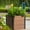48*48*45cm, variant on EastVita 19x19x17In Elevated Deep Root Garden Bed Wood Look Composite Open Bottom Easy Assembly Patio Vegetables Herbs