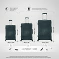 thumbnail image 3 of WINGOMART Valise Légère Durable PC+ABS Rigide, Roues Doubles Pivotantes, Cadenas TSA - 24 Po, 3 of 8