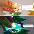 thumbnail image 4 of Bearachild Luz de árbol de Navidad de mesa, decoración de Navidad Artificial, iluminación que funciona con pilas, regalo brillante, de comedor, Kits de decoración para fiestas Oro Bearachild HA009324-02, 4 of 6