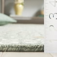 thumbnail image 4 of SAFAVIEH Micro-Loop Blazhe Floral Area Rug, Green/Ivory, 5' x 8', 4 of 7