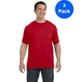 thumbnail image 1 of Hanes Men's Authentic-T Pocket T-Shirt - H5590 (Pack Of 3), 1 of 1