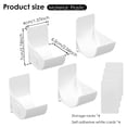 thumbnail image 2 of Atopoler 4 Pcs Wall Mounted Trash Bag Holder,No Drilling Plastic Garbage Bag Organizer Rack for Kitchen Bathroom Entryway Balcony,White Color, 2 of 10
