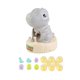 thumbnail image 4 of Juego de coordinación de la grúa de dinosaurios con máquina de agarre de dinosaurios y garras atrapantes gris, 4 of 9