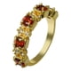 thumbnail image 1 of Joyería de Piedra para la Mujer Anillo de Joyería Anillo de circón rojo comprometido brillante Anillos de moda, 1 of 8
